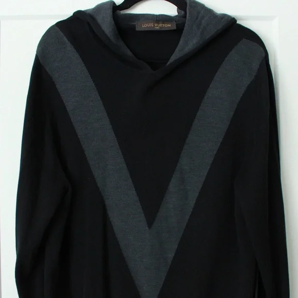 LOUIS VUITTON Cotton/Silk Hooded Sweater - Picture 4 of 12